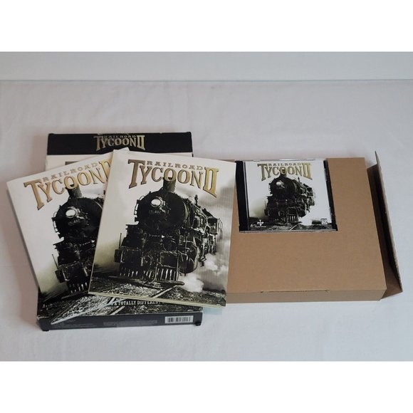 Railroad Tycoon 2‎ PC Big Box Pre-Owned Excellent condition. Smoke free home. - Picture 5 of 7